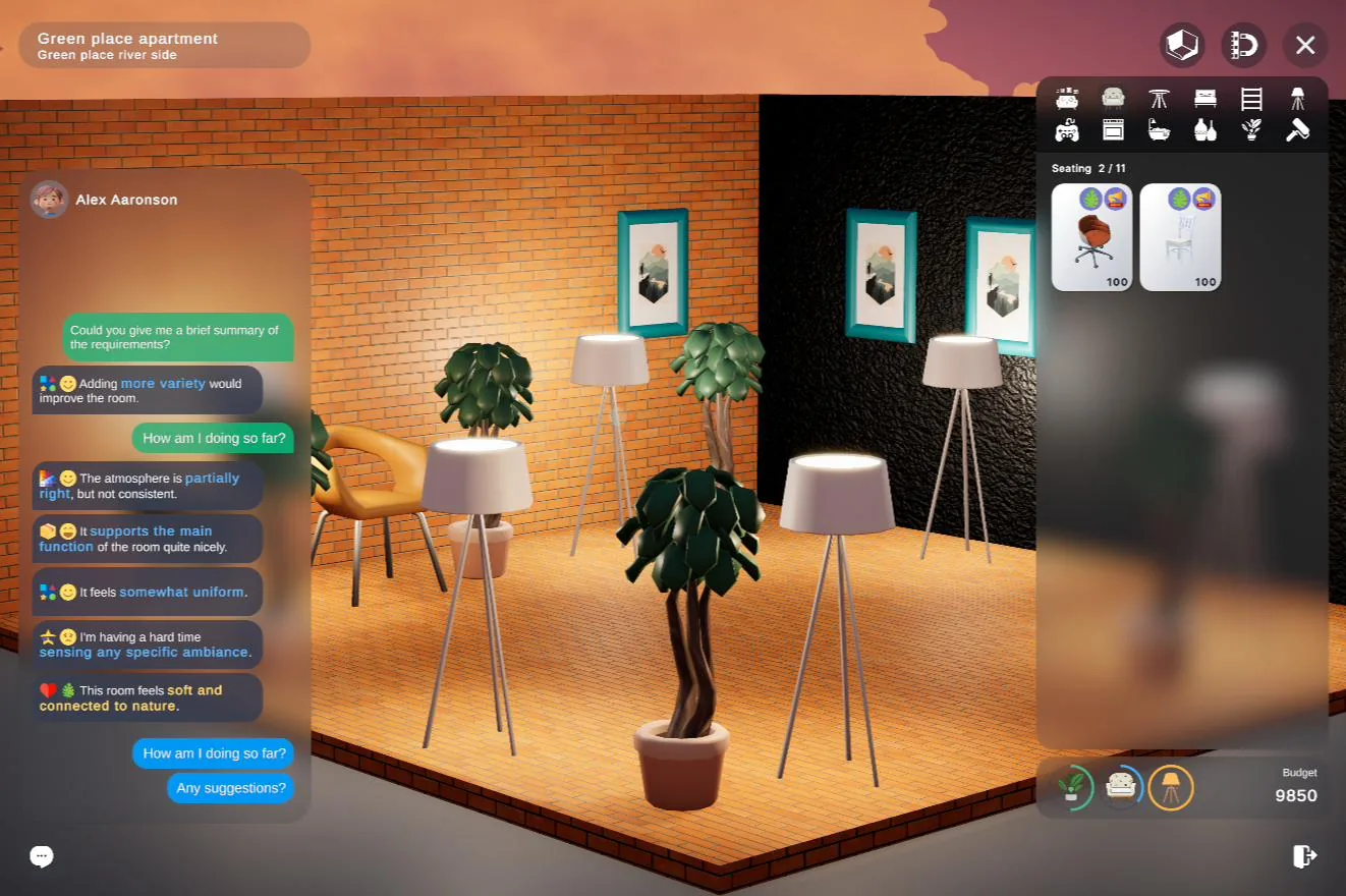 Room to Bloom gameplay screenshot